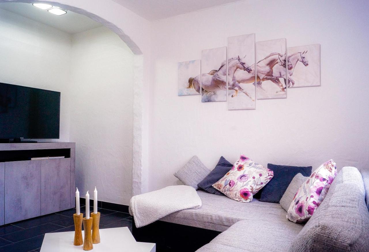Moderne Ferienwohnung Black Beauty Auf Idyllischem Reiterhof Naehe Burg Eltz Münstermaifeld Zewnętrze zdjęcie