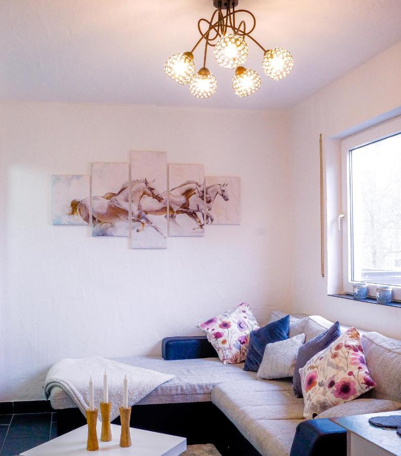 Moderne Ferienwohnung Black Beauty Auf Idyllischem Reiterhof Naehe Burg Eltz Münstermaifeld Zewnętrze zdjęcie